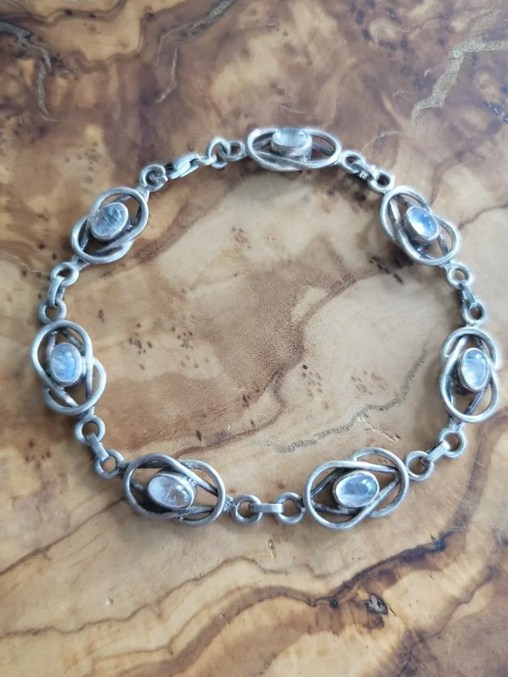 Moonstone & Sterling Bracelet
